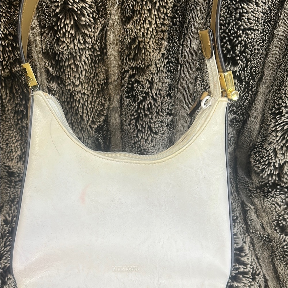 Mondani White Shoulder Bag